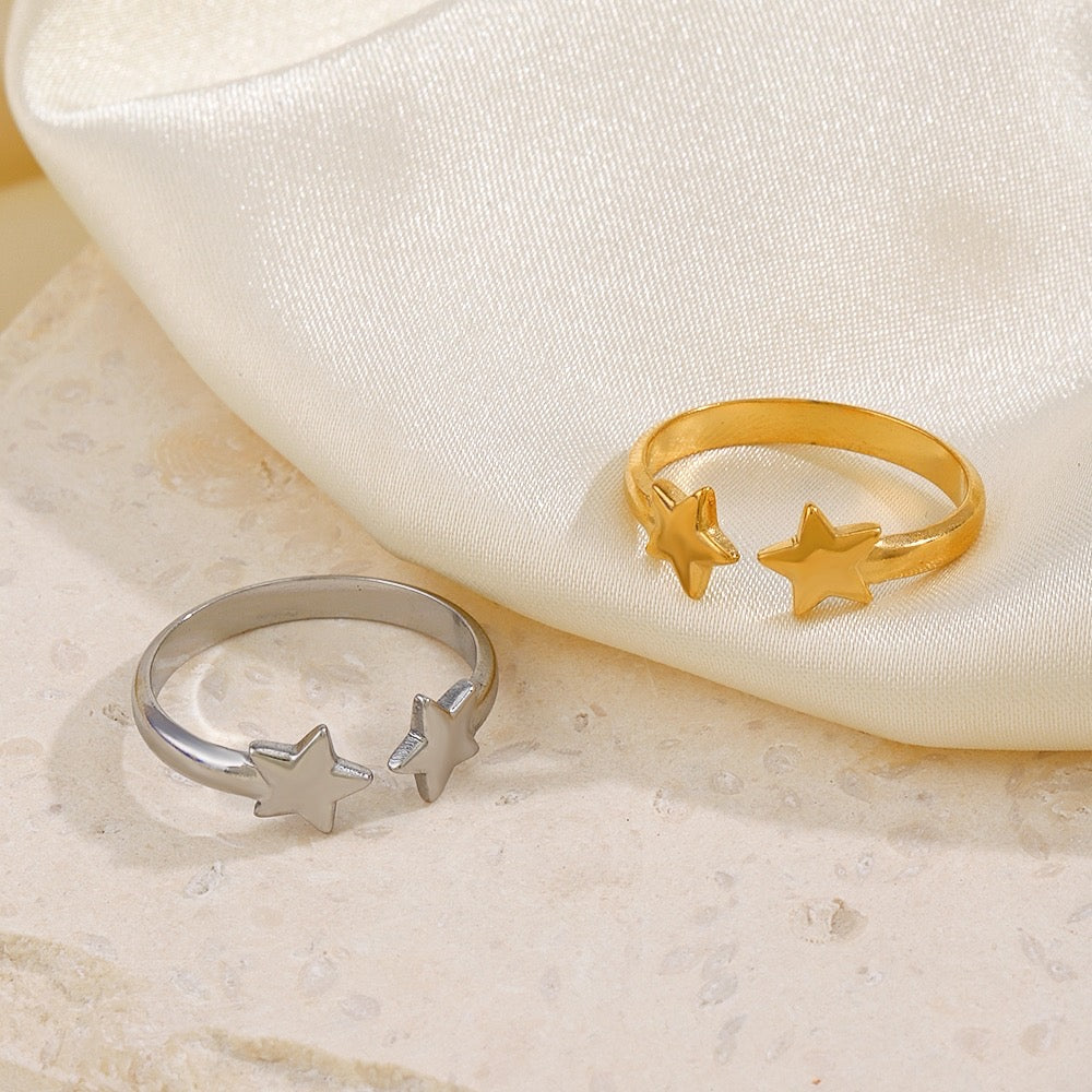 Starry Duo Ring