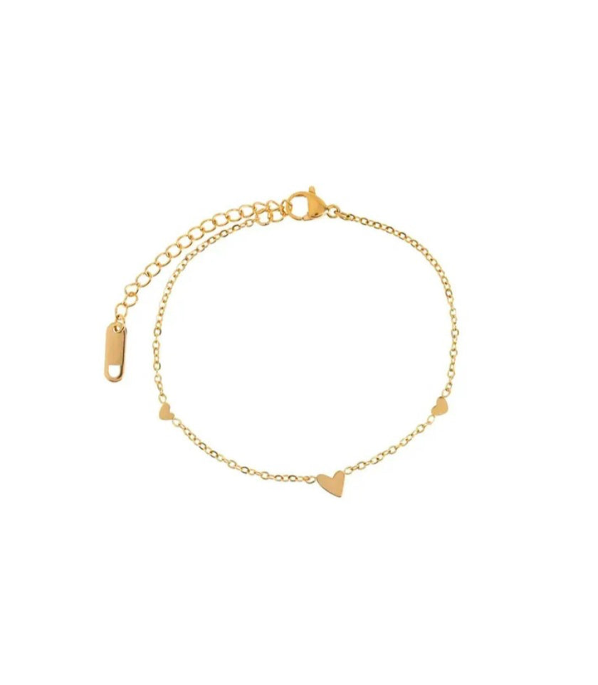 Triple Heart Bracelet