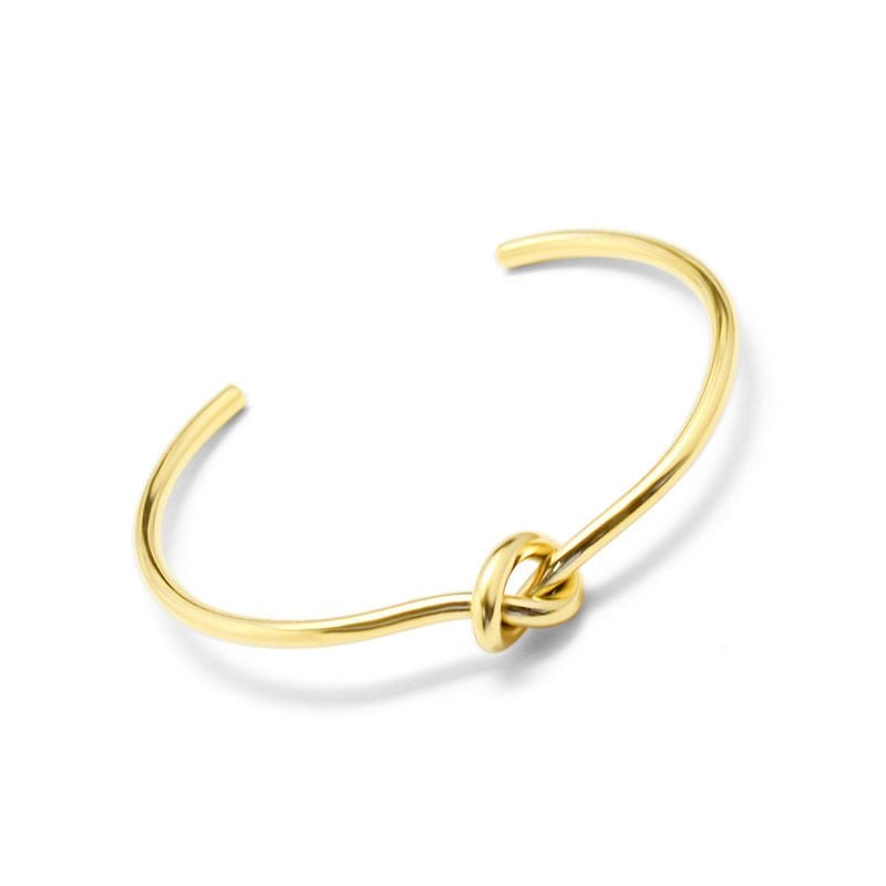 Knotted Bangle Bracelet