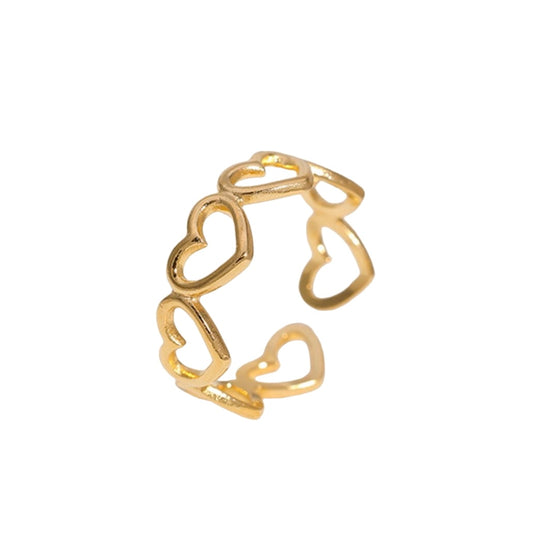 Little Open Hearts Ring